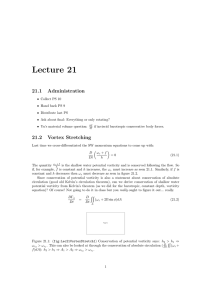 Lecture 21 21.1 Administration 21.2