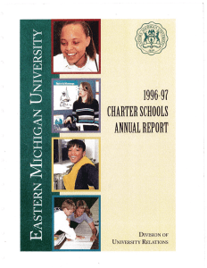 1996-97 CHARTER SCHOOLS ANNUAL REPORT DIVlSION OF