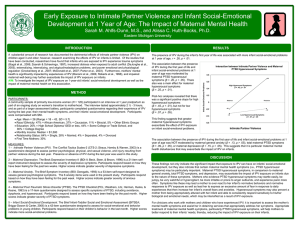 Early Exposure to Intimate Partner Violence and Infant Social-Emotional