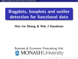 Bagplots, boxplots and outlier detection for functional data