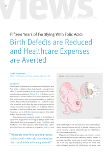 views Birth Defects are Reduced and Healthcare Expenses are Averted