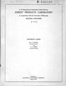 013132 1 FOREST PRODUCTS LABORATORY 'e-G‘-79 :it*