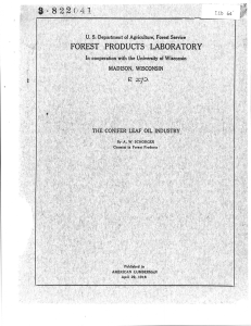 822(.41 FOREST PRODUCTS LABORATORY