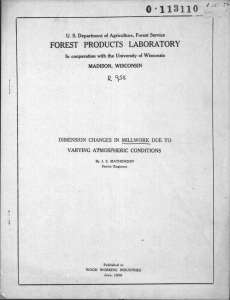 a 0 ,113110 4q FOREST PRODUCTS LABORATOR Y