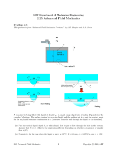 2.25  Advanced  Fluid  Mechanics Problem  2.5