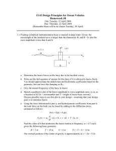 13.42 Design Principles for Ocean Vehicles Homework #8