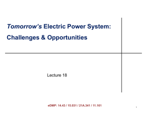 Tomorrow’s Challenges &amp; Opportunities Lecture 18