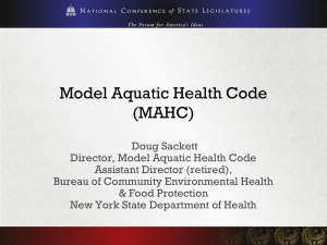 Model Aquatic Health Code (MAHC)