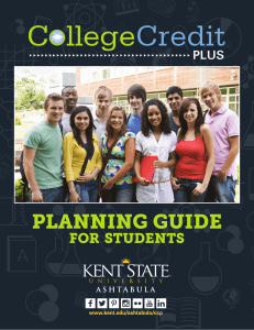 PLANNING GUIDE  for students