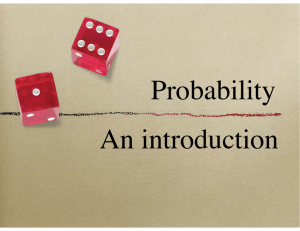 Probability An introduction