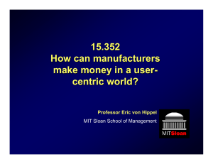 15.352 How can manufacturers make money in a user -