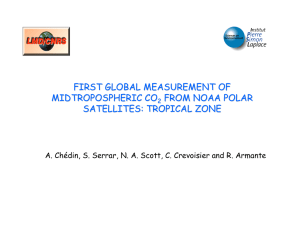 FIRST GLOBAL MEASUREMENT OF MIDTROPOSPHERIC CO FROM NOAA POLAR SATELLITES: TROPICAL ZONE