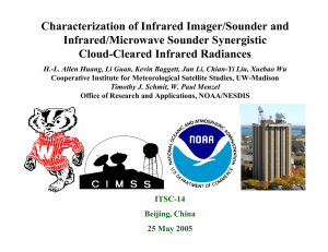 Characterization of Infrared Imager/Sounder and Infrared/Microwave Sounder Synergistic Cloud-Cleared Infrared Radiances