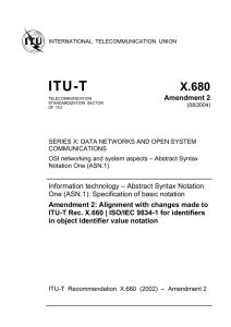 ITU-T X.680 Amendment 2