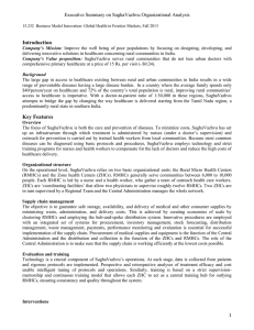 Introduction Executive Summary on SughaVazhvu Organizational Analysis