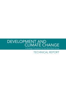 DEVELOPMENT AND CLIMATE CHANGE TECHNICAL REPORT