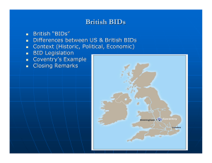 British BIDs