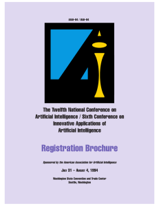The Twelfth National Conference on Artificial Intelligence / Sixth Conference on
