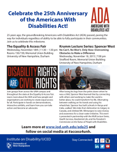 Celebrate the 25th Anniversary of the Americans With Disabilities Act!