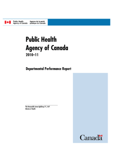 Public Health Agency of Canada  2010–11