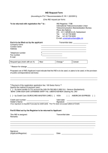 IND Request Form