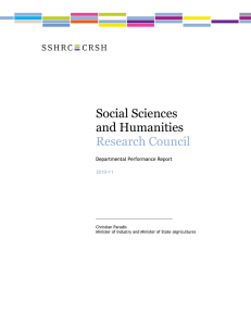Social Sciences and Humanities  Research Council