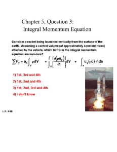 Chapter 5, Question 3: Integral Momentum Equation