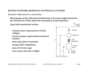 REVIEW NETWORK MODELING OF PHYSICAL SYSTEMS E :