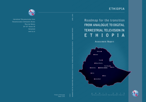 Roadmap for the transition fRom analogue to digital ethiopia