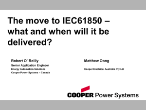 The move to IEC61850 – what and when will it be delivered?