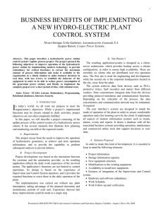 II.  T P The resulting application/system is designed as a client-