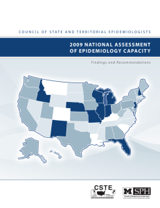2009 NatioNal assessmeNt of epidemiology CapaCity