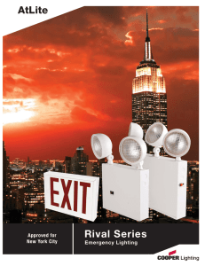 AtLite Rival Series Approved for New York City