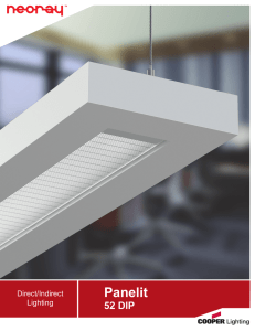 Panelit 52 DIP Direct/Indirect Lighting
