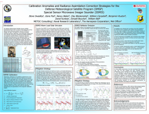 Calibration Anomalies and Radiance Assimilation Correction Strat egies for the