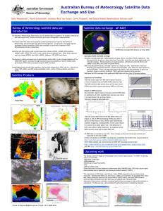 Australian Bureau of Meteorology Satellite Data Exchange and Use