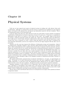 Physical  Systems Chapter  10