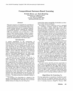 Compositional  Instance-Based  Learning and Patrick  Broos Karl  Branting