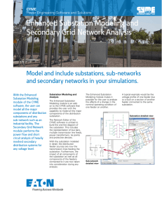 Enhanced Substation Modeling and Secondary Grid Network Analysis