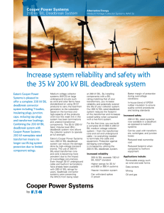 Increase system reliability and safety with Eaton’s Cooper Power