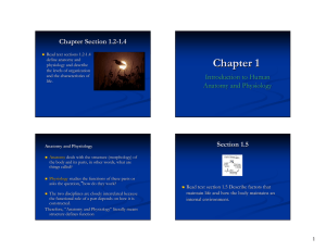 Chapter 1 Chapter Section 1.2 - 1.4