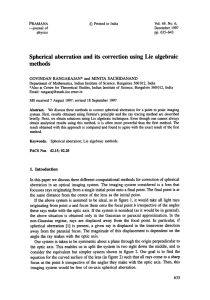 Spherical  aberration  and  its  correction ... methods