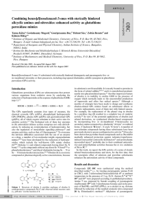 OBC Combining benzo[ alicyclic amines and nitroxides: enhanced activity as glutathione peroxidase mimics