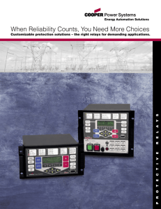 When Reliability Counts, You Need More Choices S Y