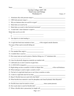 Printables Amt Worksheet gavilan college amt 111 hydraulic and pneumatic power systems 100 fluid lines fittings worksheet 1