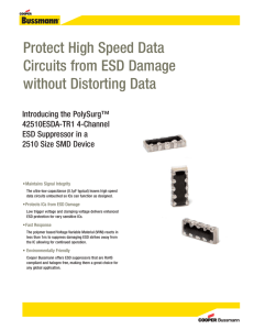 Protect High Speed Data Circuits from ESD Damage without Distorting Data