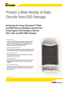 Protect a Wide Variety of Data Circuits from ESD Damage