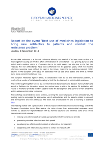Report on the event ‘Best use of medicines legislation to