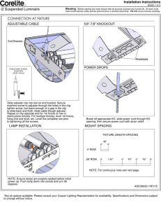 i2 Suspended Luminaire Installation Instructions
