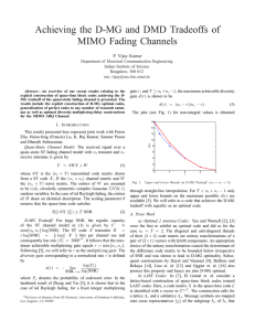 Achieving the D-MG and DMD Tradeoffs of MIMO Fading Channels